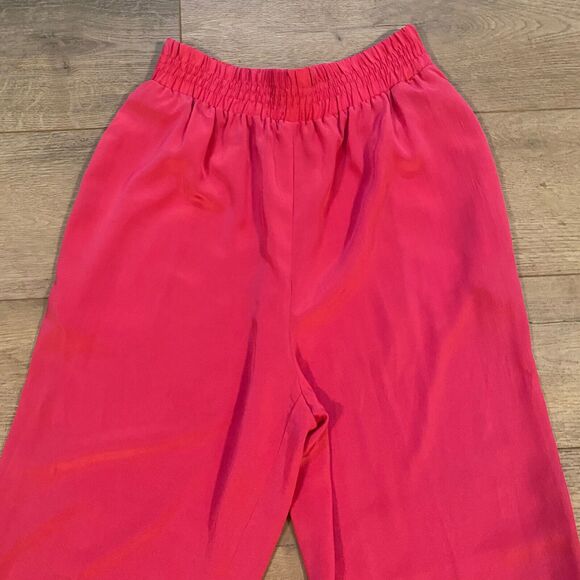 Peters & Ashley Pull On Pants ~ Sz M ~ Pink ~ High Rise ~ 28" Inseam - Picture 2 of 5